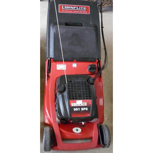 76 - Lawnflite 18 inch cut petrol lawn mower (for parts)