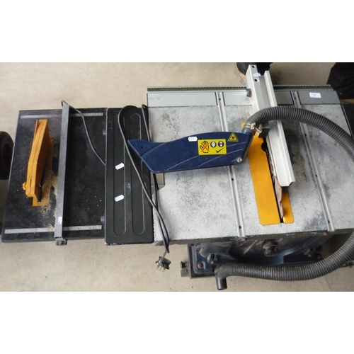 94 - Electric portable table saw with laser and another