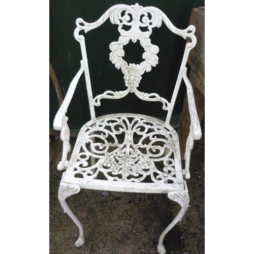 207 - Ornate single garden chair