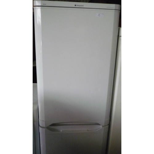 61 - Hotpoint Iced Diamond fridge freezer