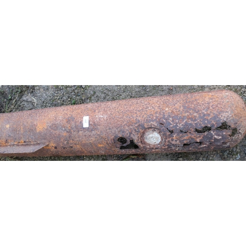 144 - Half of a Luftwafte SD1 cannister bomb casing