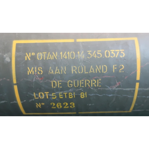 146 - Launch tube for Roland SAM VERS NR.1410.14.345.0373 160LFK FRAG DM11 LOS 5ETBI 81 serial no. 2623 (o... 