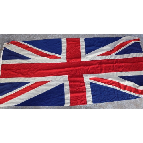 185 - Large British flag, handstitched cotton (10ft x 5ft)