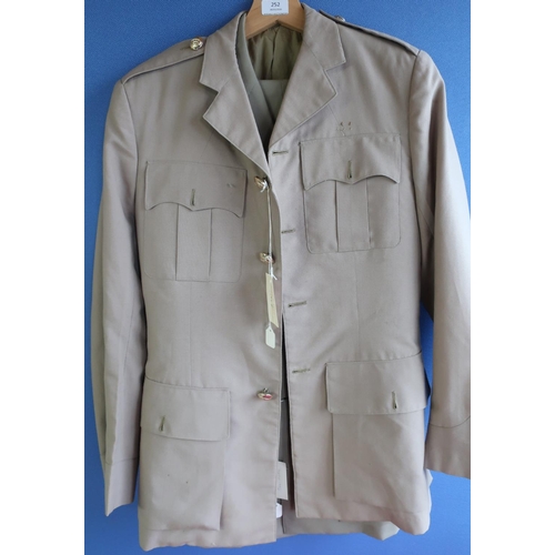 252 - British Army no.6 service dress uniform comprising of two jackets and trousers