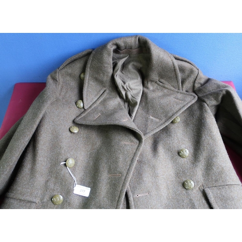 277 - British Army 1951 pattern great coat