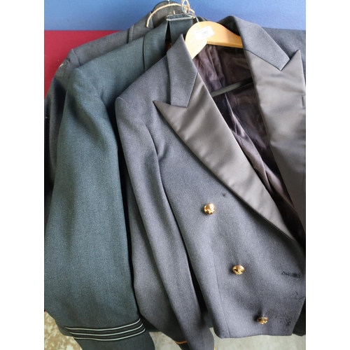 280 - Royal Air Force officers mess jacket, Royal Air Force officers dress jacket with WWII medal ribbons ... 