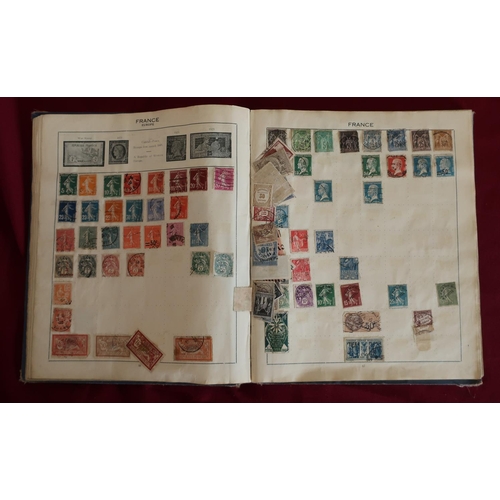 The Triumph Stamp Album containing a selection of world mixed 