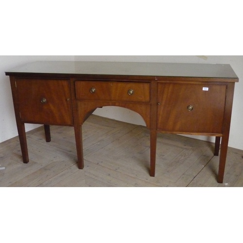 510 - Regency mahogany style serving table, craftsman made by E & S Gott, complete with original paperwork... 