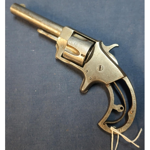 85 - American .30 rimfire revolver with 2 1/2 inch barrel (lacking grips), serial no. 4117