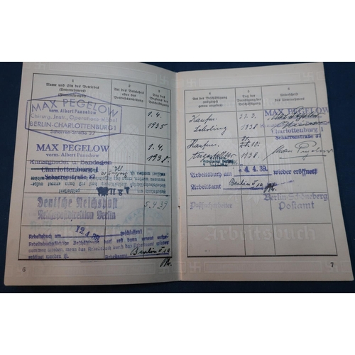 145 - Collection of four Third Reich German ID/passbooks dating from the late 1930s (4)