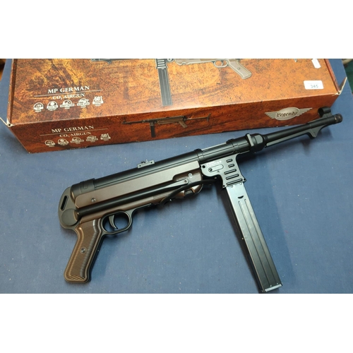 345 - Boxed as new CO2 .177 MP4 German air gun