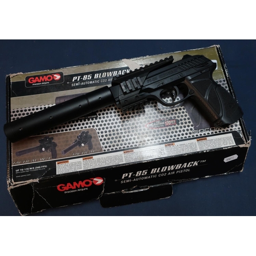 348 - Boxed Gammo PT85 Blowback .177 CO2 air pistol