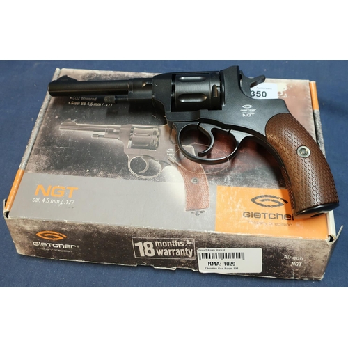 350 - Boxed Gletcher CO2 .177 Revolver air pistol