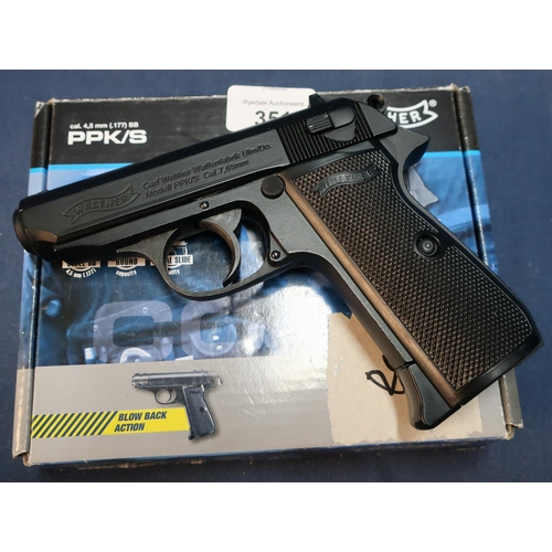 351 - Boxed Walther PPK/S .175 CO2 air pistol