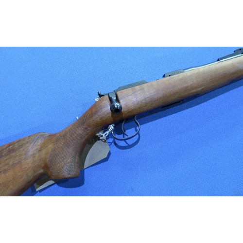 622 - Bruno MOD 2-E-H .22 LR bolt action rifle, barrel screw cut to sound moderator, serial no. 428949 (se... 