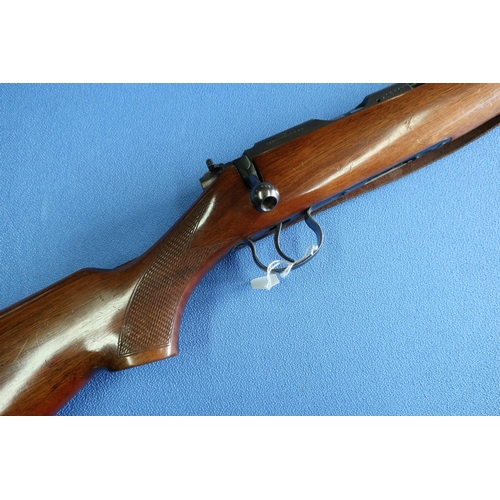 630 - Bruno mod 2 .22 bolt action rifle fitted with sound moderator (lacking magazine) serial no. 216810
(... 