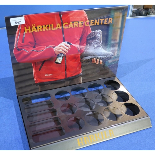 542 - Harkila Care Centre shop display stand (39cm x 25cm x 31cm)