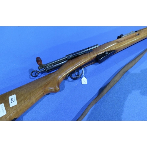 602 - Schmidt Ruben 7.5x55 straight pull bolt action military service rifle, serial no. 328542, complete w... 