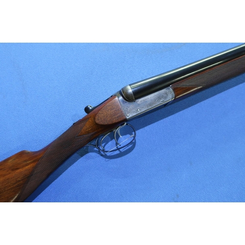 770 - William Evans 16 bore side by side ejector shotgun with 26 1/2 inch barrels, choke CYC & Full, with ... 