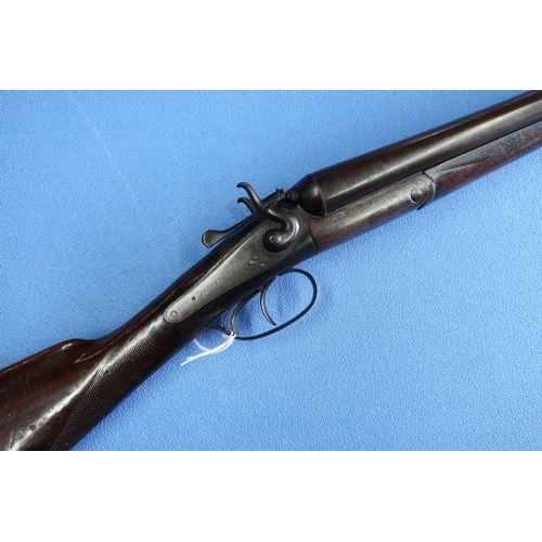 773 - Army & Navy 12 bore side by side hammer gun with 30 inch barrels, serial no. 44102 (shotgun certific... 