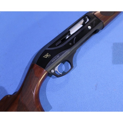 660 - Webley & Scott 12 bore semi auto shotgun with 27 1/2 inch barrels, 14 1/2 inch pistol grip stock, se... 