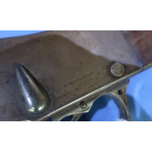 599 - 577-450 martini action cavalry carbine the lock marked William Powell & Son, Carrs Lane Birmingham w... 