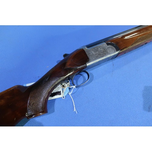 667 - Armi San Marko 12 bore over and under single trigger ejector shotgun with 28 inch barrels and 13 1/2... 