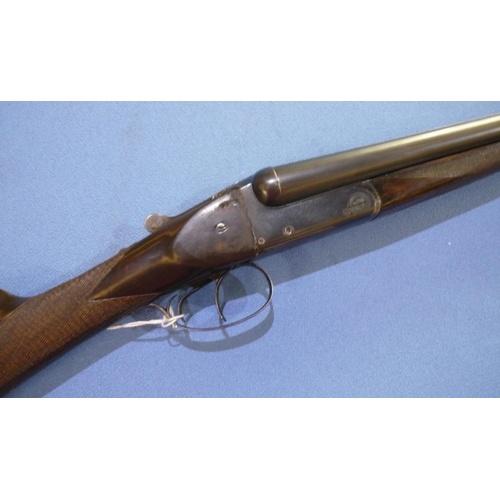 758 - Gastinne Renette of Paris 16 bore side by side ejector shotgun with blackened action, with 29 1/4 in... 