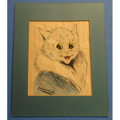 170 - Group of four framed and unframed Louis Wain prints