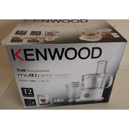 150 - Boxed Kenwood Multipro compact food processor