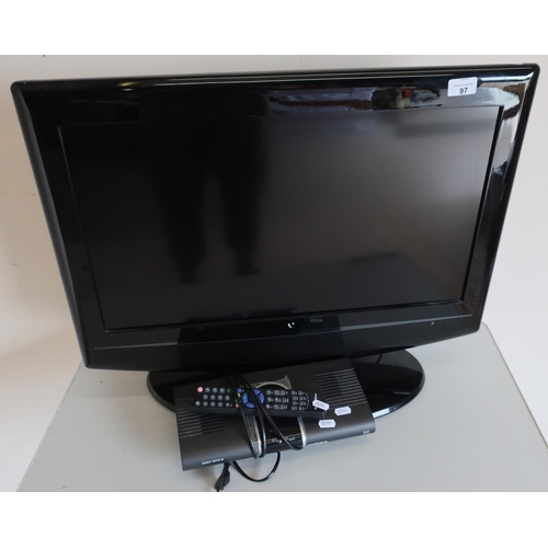 97 - Videocon 25 inch flat screen TV
