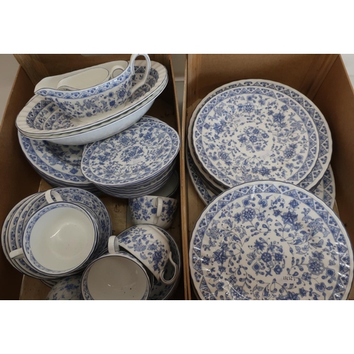 152 - Minton Shalimar pattern part dinner service in two boxes