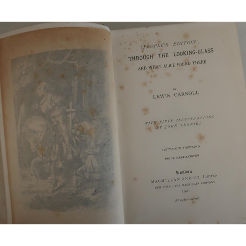 25 - The People's Edition of Through the Looking Glass and What Alice Found There by Lewis Carroll, publi... 