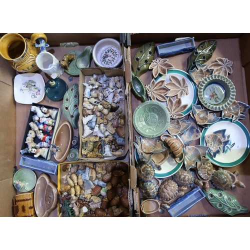 352 - Extremely large collection of various Wade Whimsiss figures etc including fish dishes, tortoises, No... 