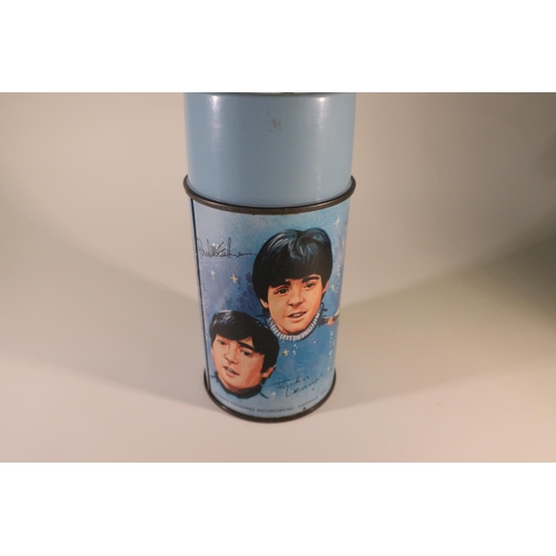133 - Original The Beatles tin lunchbox complete with thermos type flask, copyright 1965 Nems Enterprises ... 