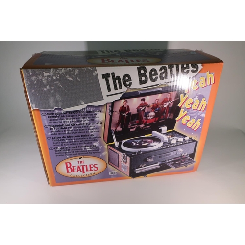155 - Boxed The Beatles collection pick up CD player/radio