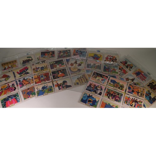 138a - Set of Anglo Confectionery Ltd The Beatles Yellow Submarine Bubblegum Cards, 1-66 with duplicate car... 