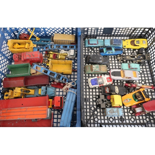 211 - Collection of Dinky, Corgi & Matchbox die-cast model vehicles, Budgie towing tender etc, play worn c... 