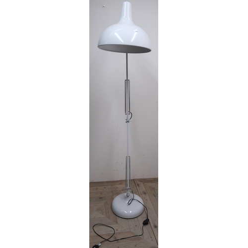 359 - Large modern angle poise floor lamp (approx. 185cm high)