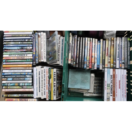 76 - Collection of DVD's relating to Railways, including steam trains, Deltic interest, NYMR etc (two box... 