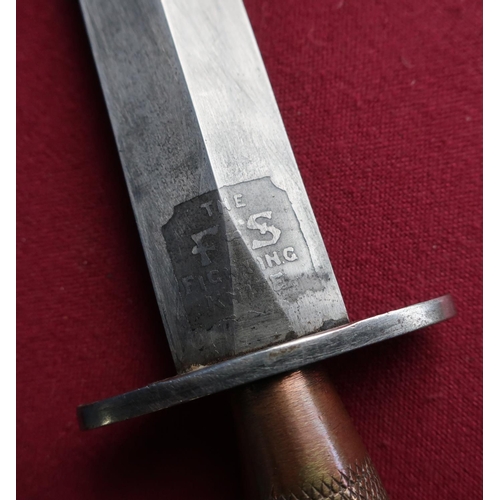 Sold at Auction: WW2 RAIDER STILETTO FIGHTING KNIFE COMMANDO DAGGER