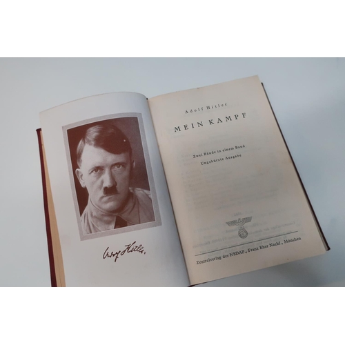 16 - 1943 copy of Mein Kampf by Adolf Hitler in German