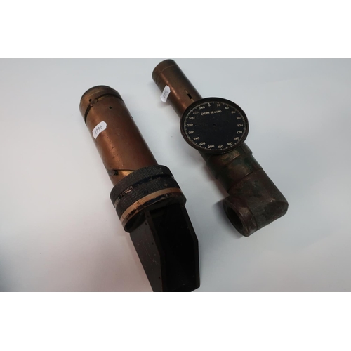33 - British military sighting device for high angle gun 9MKI 106 1914 patent VR 5/15 telescope, enemy be... 