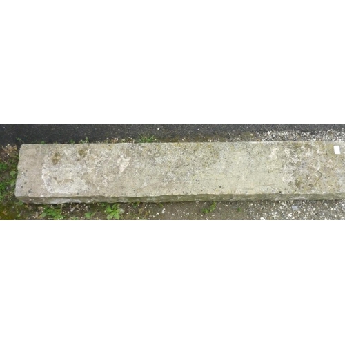 1 - Large stone lintel