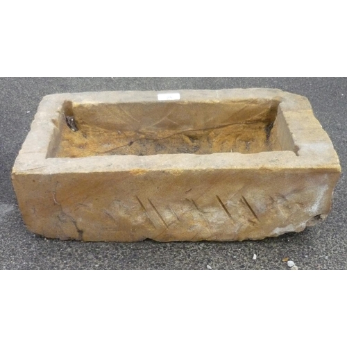 25 - Small sandstone trough