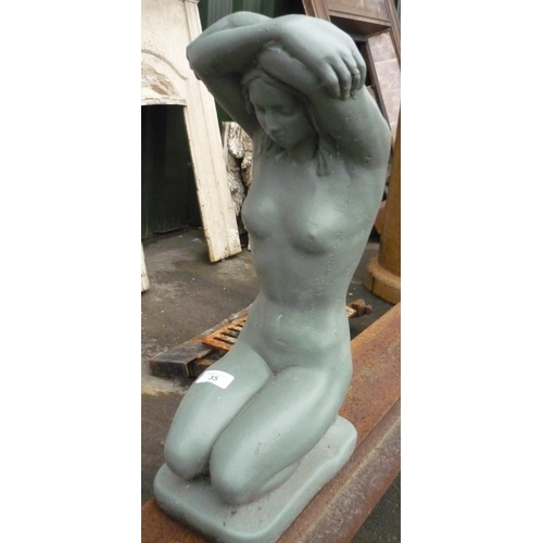 35 - Garden ornament in the shape of a naked lady