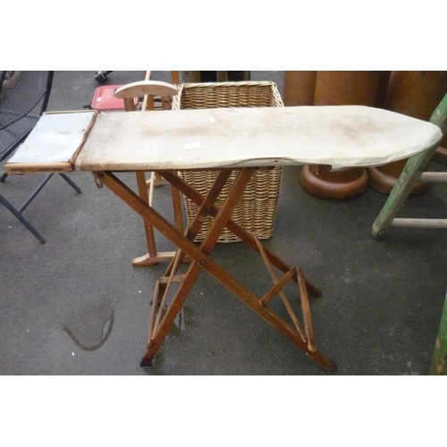 52 - Vintage wooden ironing board