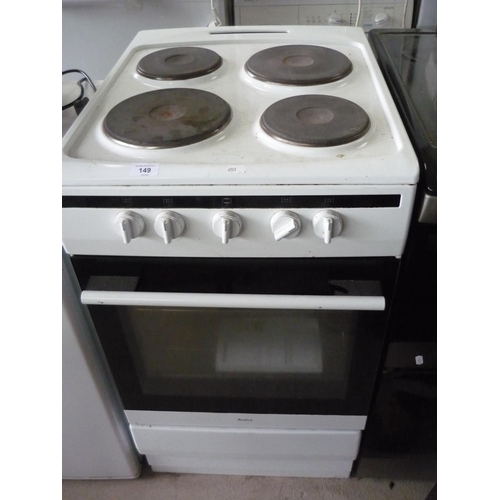 73 - Amica four ringed hob electric cooker