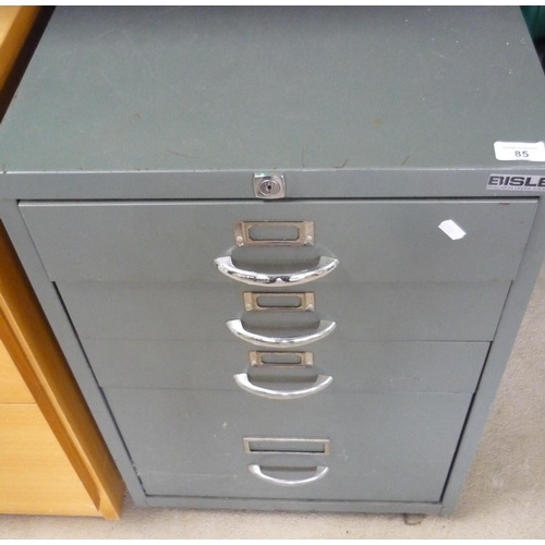 85 - Bisley four drawer filing cabinet