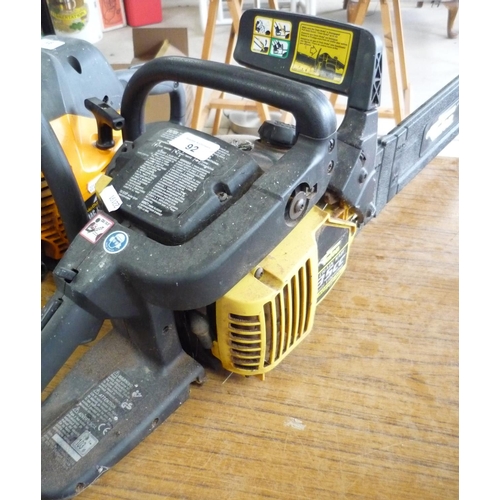 92 - Talon 35cc petrol chainsaw